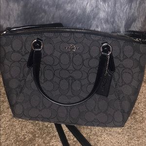 Black authentic coach purse